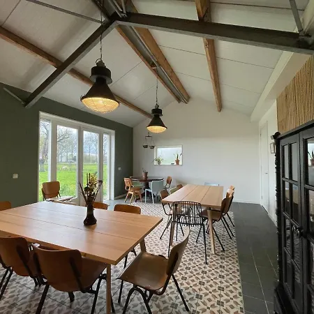 Tatil Evi Group Huize Blokland On Nature Farm - 14p